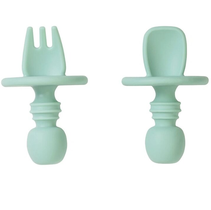 Saro Baby Set tacamuri pentru autodiversificare cu protectie anti-inec silicon Mint