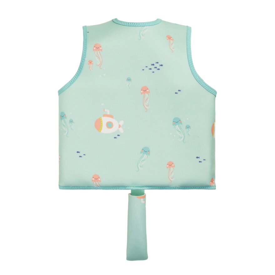 Saro Baby Vesta de inot pentru copii cu protectie UV UPF 50+ Jeallyfish by Saro M 3-6 ani