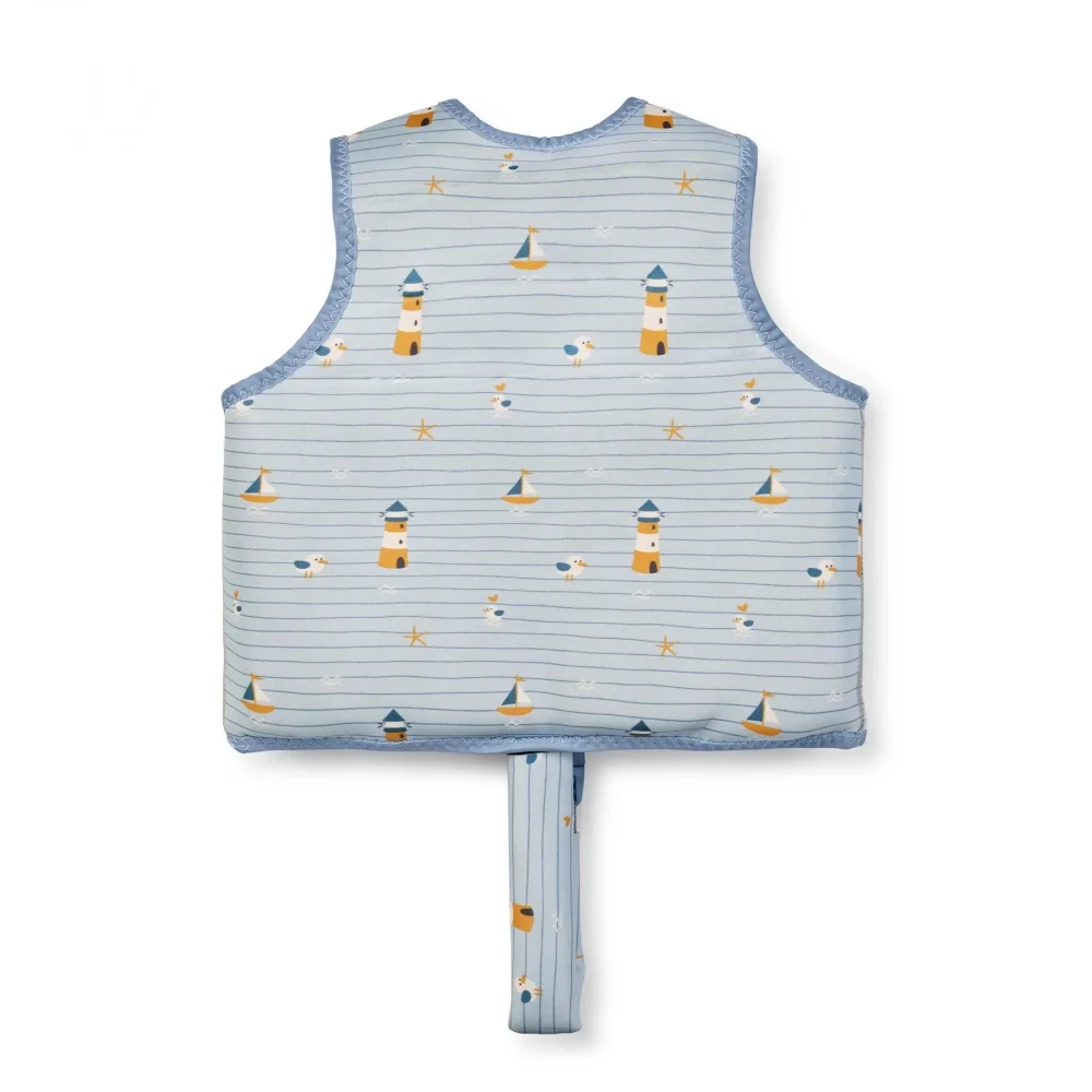 Saro Baby Vesta de inot pentru copii cu protectie UV UPF 50+ Navy Hugs by Saro 1-3 ani