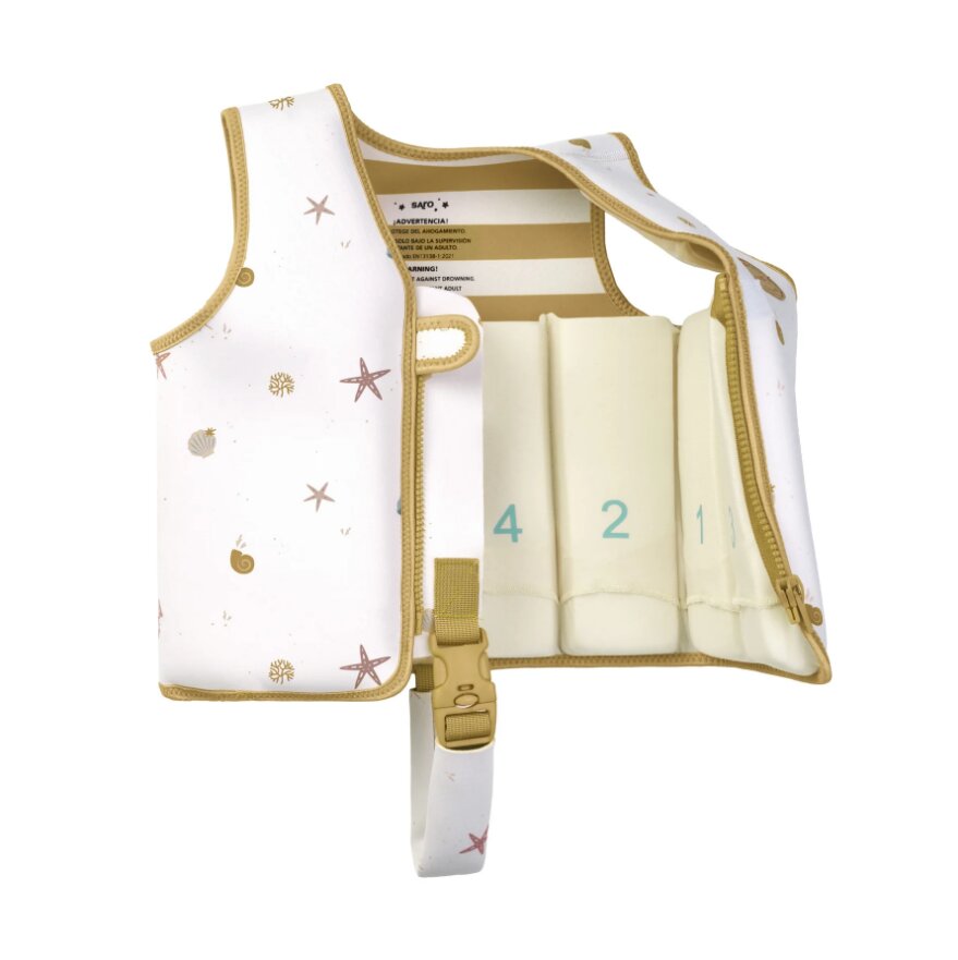Saro Baby Vesta de inot pentru copii cu protectie UV UPF 50+ Sea by Saro S 1-3 ani
