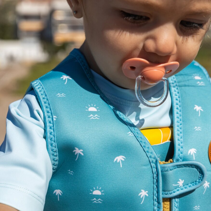 Saro Baby Vesta de inot pentru copii cu protectie UV UPF 50+ Sea la Vie by Saro M 3-6 ani
