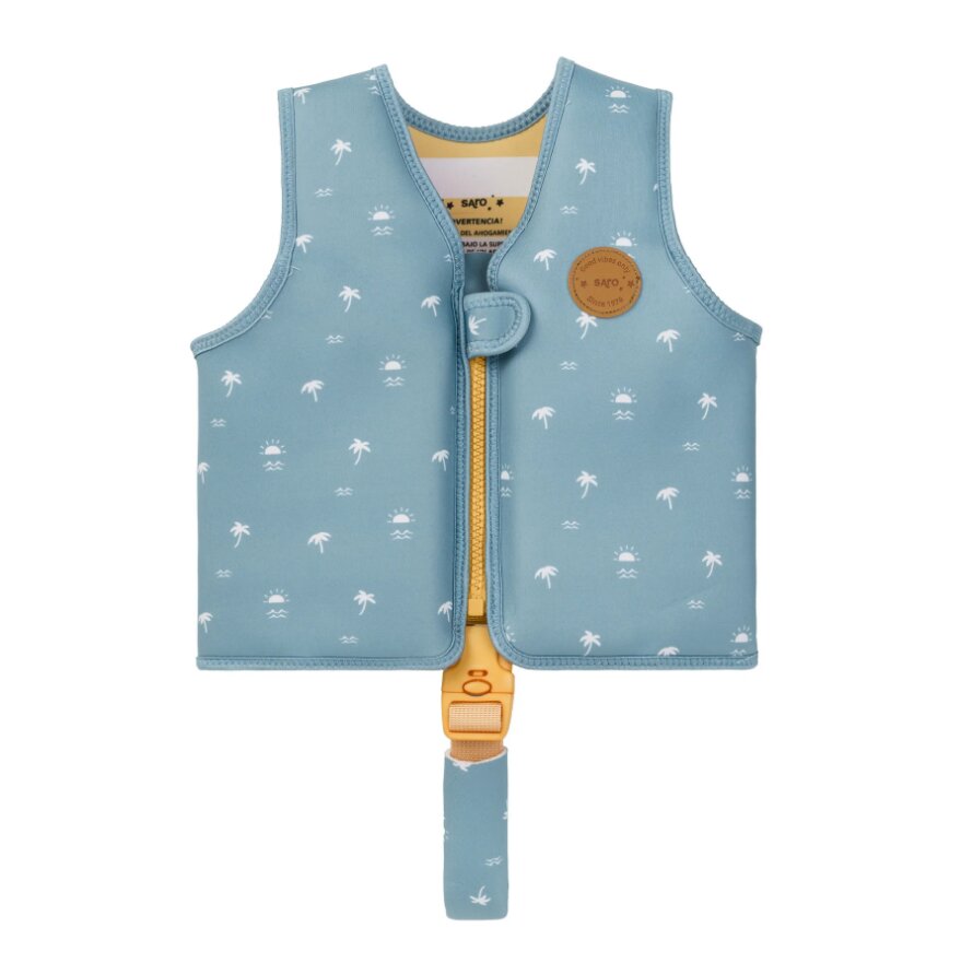 Saro Baby Vesta de inot pentru copii cu protectie UV UPF 50+ Sea la Vie by Saro M 3-6 ani