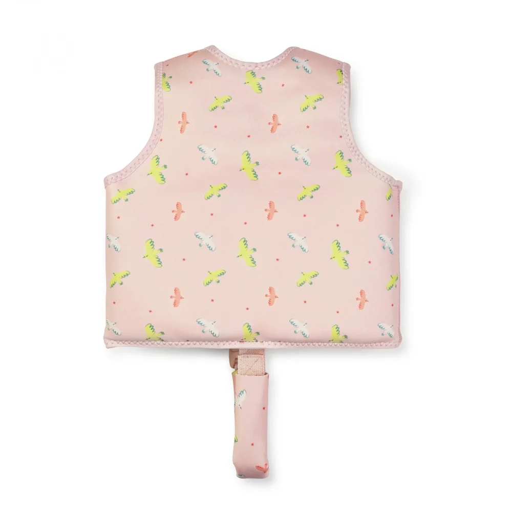Saro Baby Vesta de inot pentru copii cu protectie UV UPF 50+ Tropicool Pink by Saro 1-3 ani