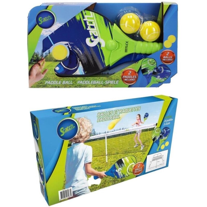 Scatch Set 2 rachete si mingi Paddleball