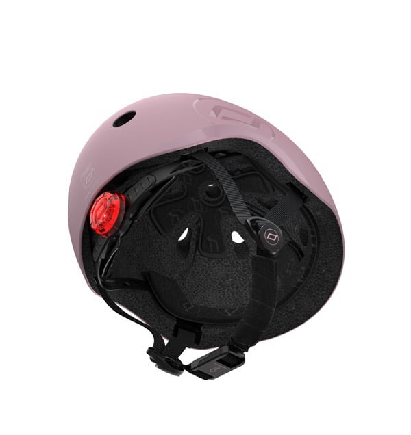 SCOOT AND RIDE Casca de protectie pentru copii cu sistem de reglare magnetic si LED Wildbe S-M 51-55 cm 3 ani+