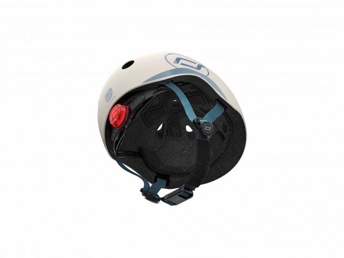 SCOOT AND RIDE Casca de protectie pentru copii cu sistem de reglare Scoot Ride Ash 1+