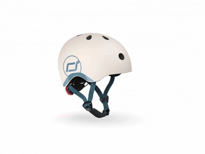 SCOOT AND RIDE Casca de protectie pentru copii cu sistem de reglare Scoot Ride Ash 1+