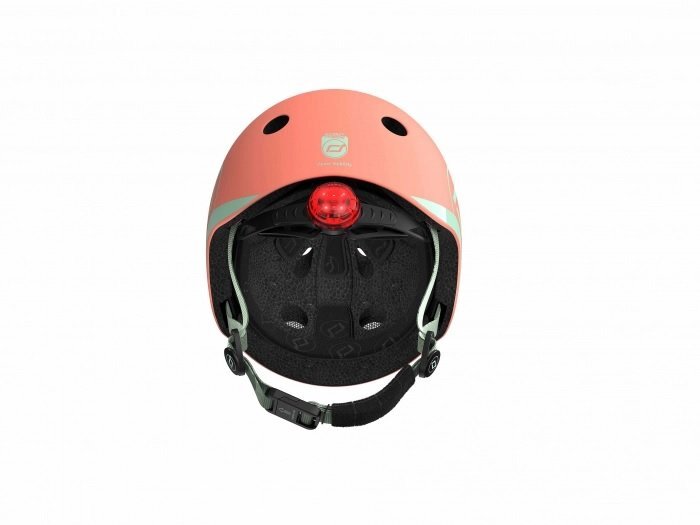 SCOOT AND RIDE Casca de protectie pentru copii cu sistem de reglare Scoot Ride Peach 1+
