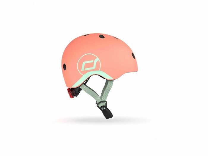 SCOOT AND RIDE Casca de protectie pentru copii cu sistem de reglare Scoot Ride Peach 1+