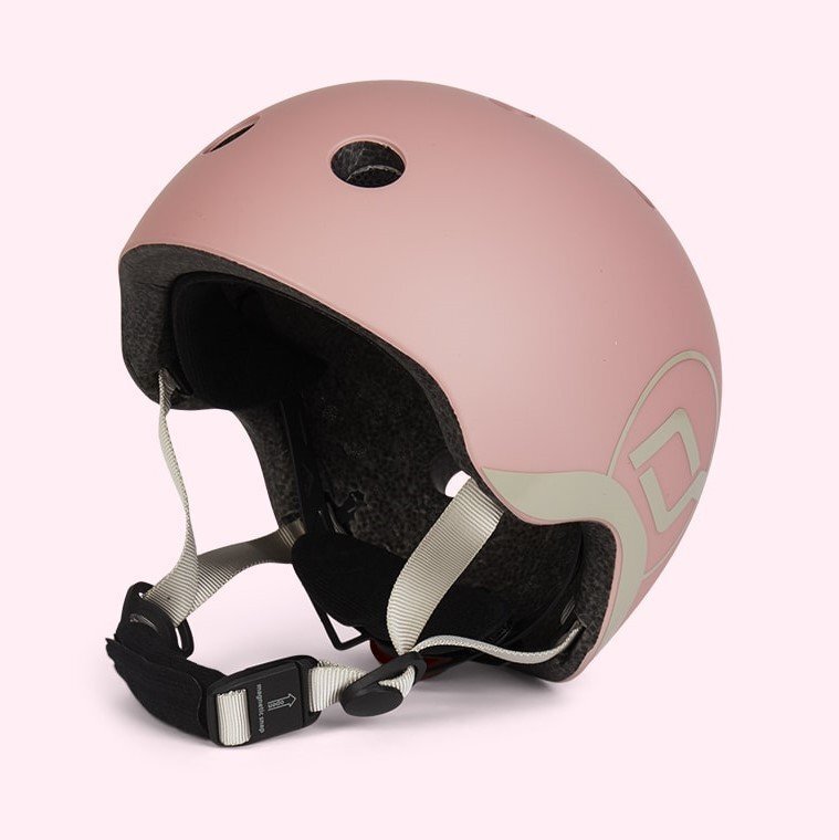 SCOOT AND RIDE Casca de protectie pentru copii cu sistem de reglare Scoot Ride Rose 1 an+
