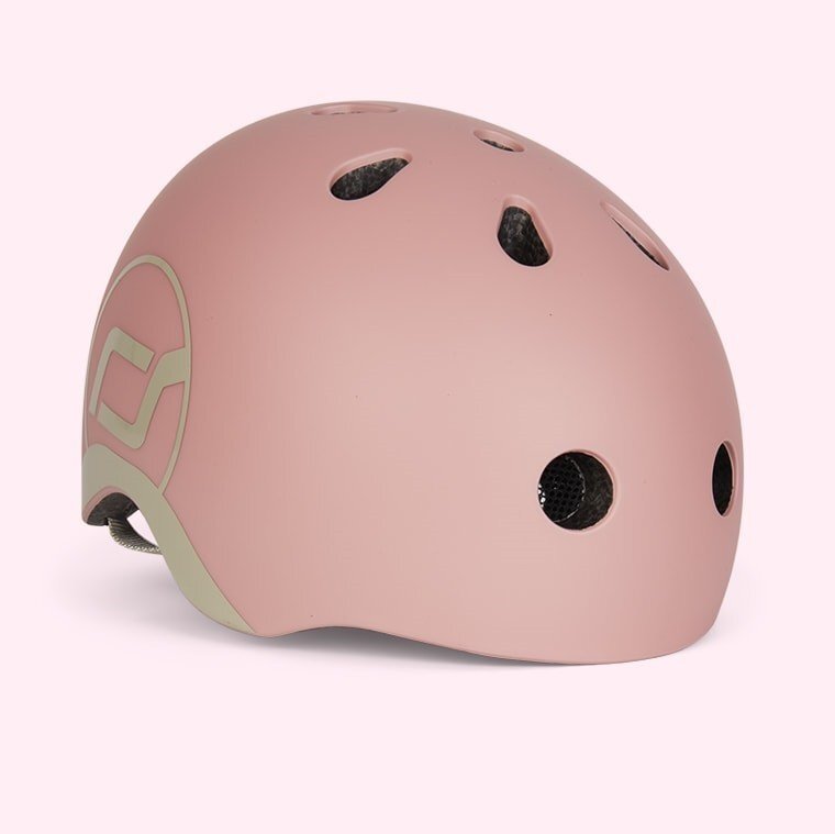 SCOOT AND RIDE Casca de protectie pentru copii cu sistem de reglare Scoot Ride Rose 1 an+