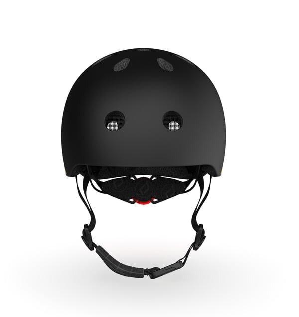 SCOOT AND RIDE Casca de protectie pentru copii sistem de reglare magnetic cu led XXS-S 45-51 cm 1 an+ Black Scoot Ride