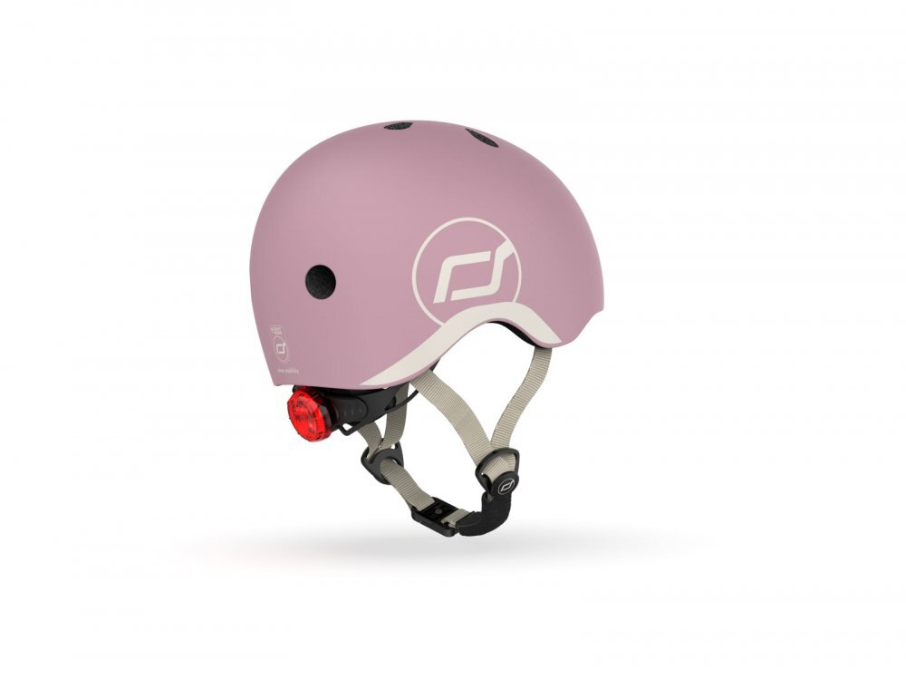 SCOOT AND RIDE Casca de protectie pentru copii sistem de reglare magnetic cu led XXS-S 45-51 cm 1 an+ Wildberry Scoot Ride