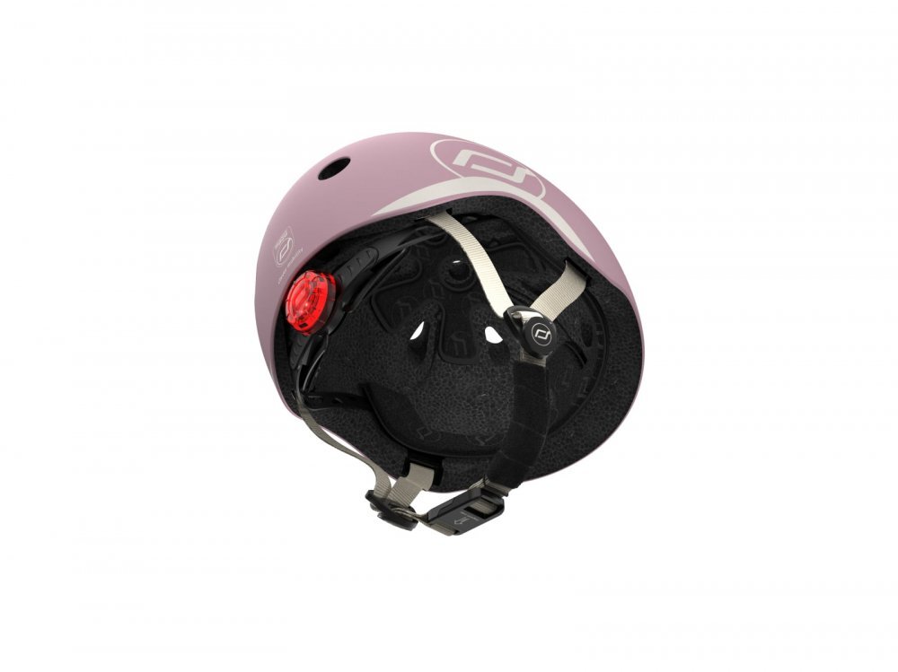 SCOOT AND RIDE Casca de protectie pentru copii sistem de reglare magnetic cu led XXS-S 45-51 cm 1 an+ Wildberry Scoot Ride