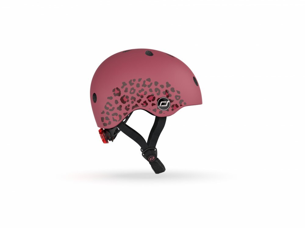 SCOOT AND RIDE Casca de protectie pentru copii sistem de reglare magnetic cu led XXS-S 45-51 cm 1 an+ Wildcat Scoot Ride