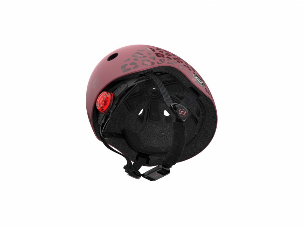 SCOOT AND RIDE Casca de protectie pentru copii sistem de reglare magnetic cu led XXS-S 45-51 cm 1 an+ Wildcat Scoot Ride