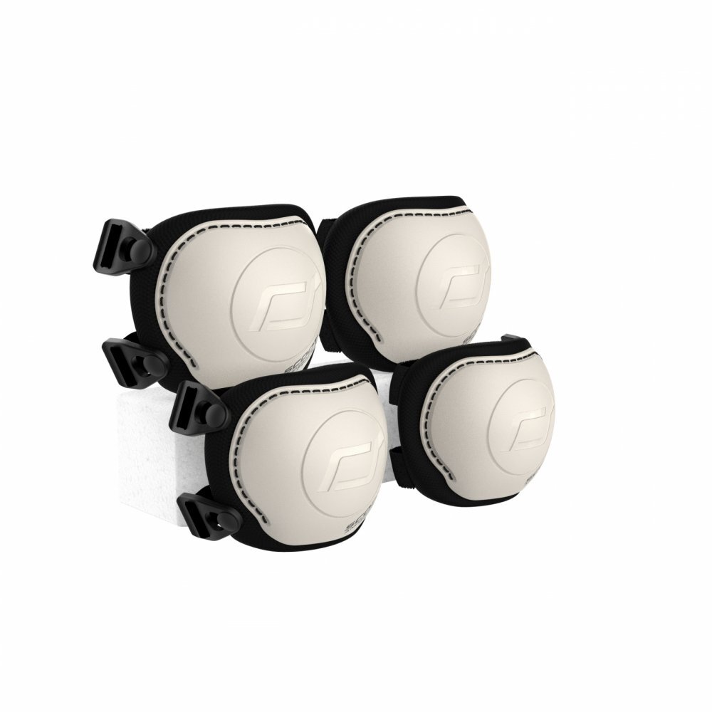 SCOOT AND RIDE Set de protectie genunchiere si cotiere marime S Ash