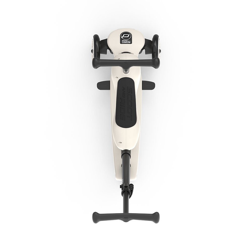 SCOOT AND RIDE Trotineta copii cu sezut si maner transformabila 3 in 1 Highwaykick 1 Push and Go Ash 1-5 ani pana la 50 kg Scoot Ride