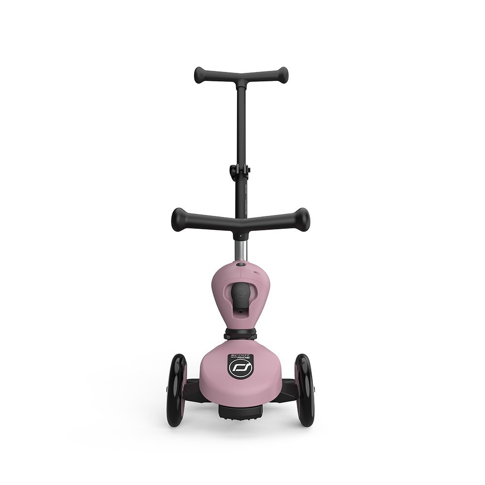 SCOOT AND RIDE Trotineta copii cu sezut si maner transformabila 3in1 Highwaykick 1 Push and Go Wildberry 1-5 ani pana la 50 kg Scoot Ride