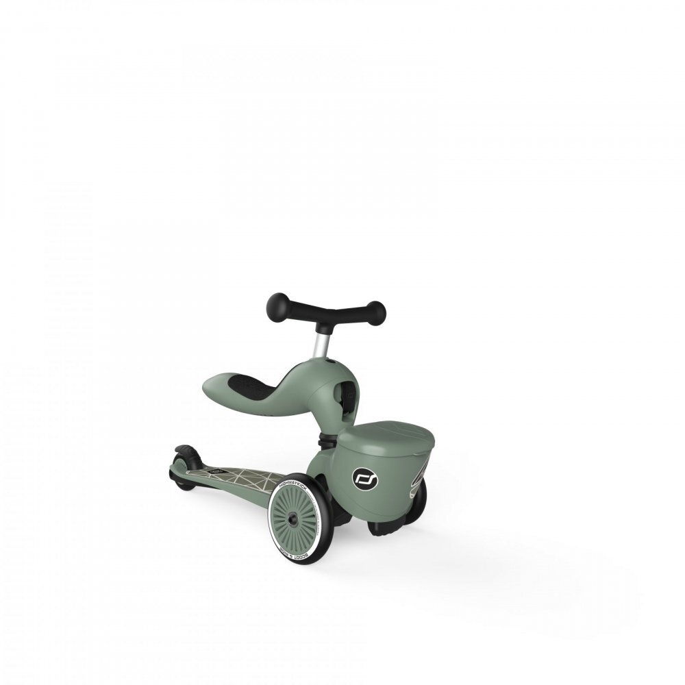 SCOOT AND RIDE Trotineta copii cu sezut suport jucarie transformabila 2 in 1 HighwayKick 1 Lifestyle Greenlines 1-5 ani pana la 50 kg Scoot Ride