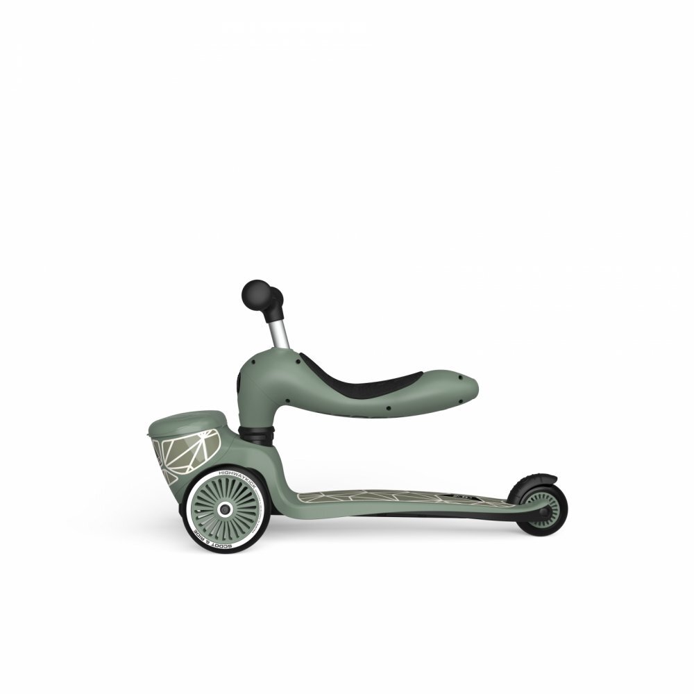 SCOOT AND RIDE Trotineta copii cu sezut suport jucarie transformabila 2 in 1 HighwayKick 1 Lifestyle Greenlines 1-5 ani pana la 50 kg Scoot Ride