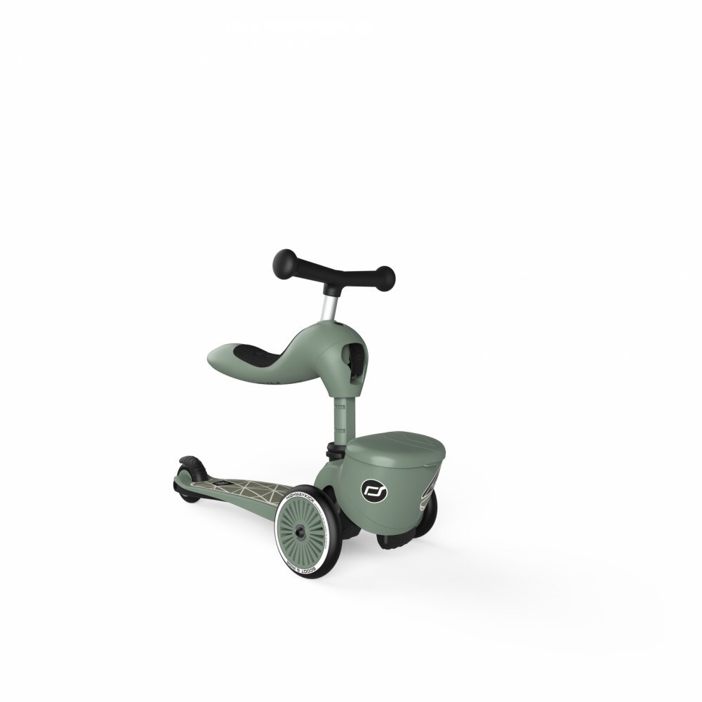 SCOOT AND RIDE Trotineta copii cu sezut suport jucarie transformabila 2 in 1 HighwayKick 1 Lifestyle Greenlines 1-5 ani pana la 50 kg Scoot Ride