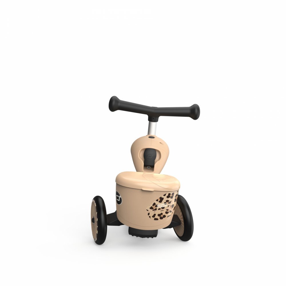 SCOOT AND RIDE Trotineta copii cu sezut suport jucarie transformabila 2 in 1 HighwayKick 1 Lifestyle Leopard 1-5 ani pana la 50 kg Scoot Ride