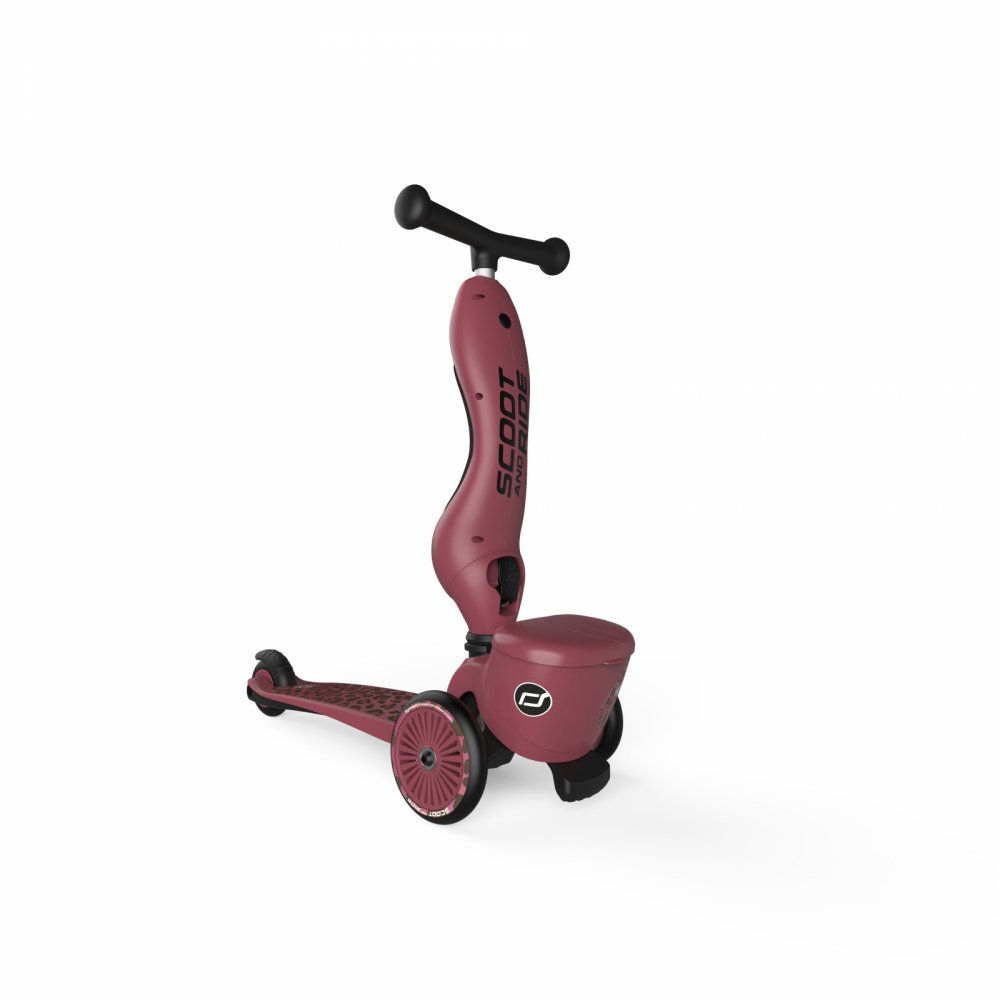 SCOOT AND RIDE Trotineta copii cu sezut suport jucarie transformabila 2 in 1 HighwayKick 1 Lifestyle Wildcat 1-5 ani pana la 50 kg Scoot Ride