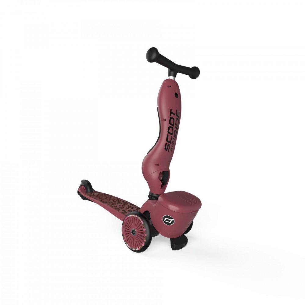 SCOOT AND RIDE Trotineta copii cu sezut suport jucarie transformabila 2 in 1 HighwayKick 1 Lifestyle Wildcat 1-5 ani pana la 50 kg Scoot Ride