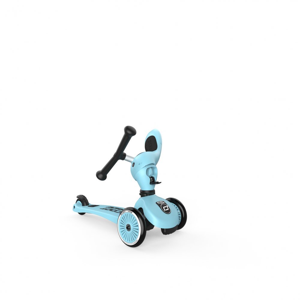 SCOOT AND RIDE Trotineta copii cu sezut transformabila 2 in 1 HighwayKick 1 Blueberry 1-5 ani pana la 50 kg Scoot Ride