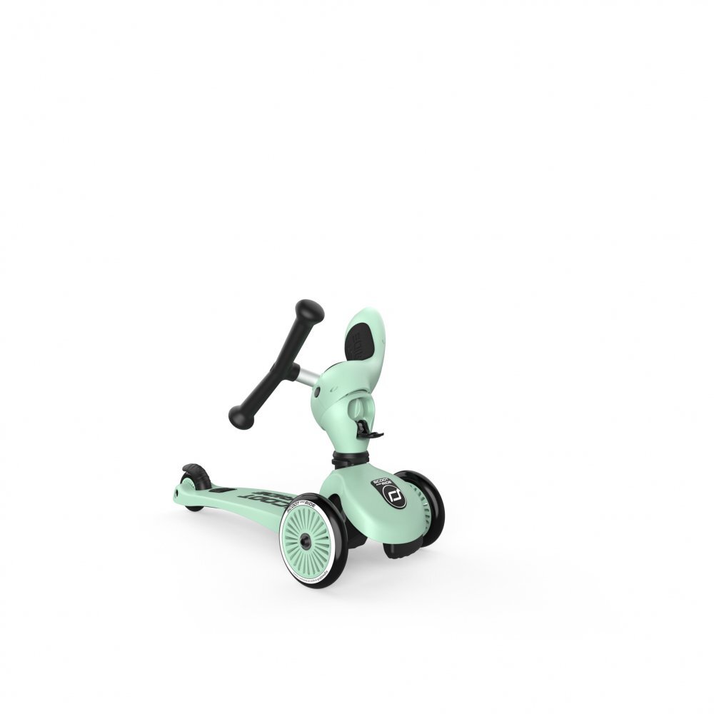 SCOOT AND RIDE Trotineta copii cu sezut transformabila 2 in 1 HighwayKick 1 Kiwi 1-5 ani pana la 50 kg Scoot Ride