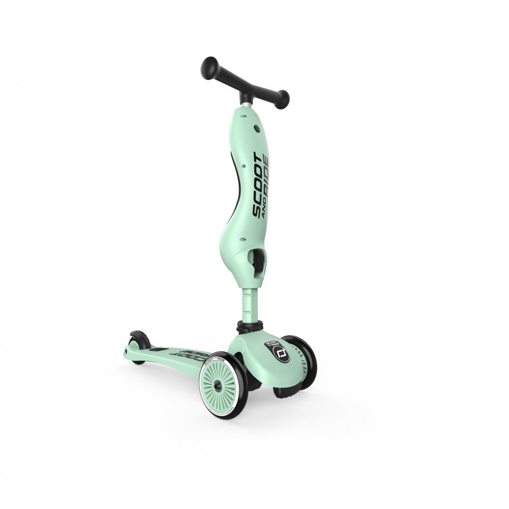 SCOOT AND RIDE Trotineta copii cu sezut transformabila 2 in 1 HighwayKick 1 Kiwi 1-5 ani pana la 50 kg Scoot Ride