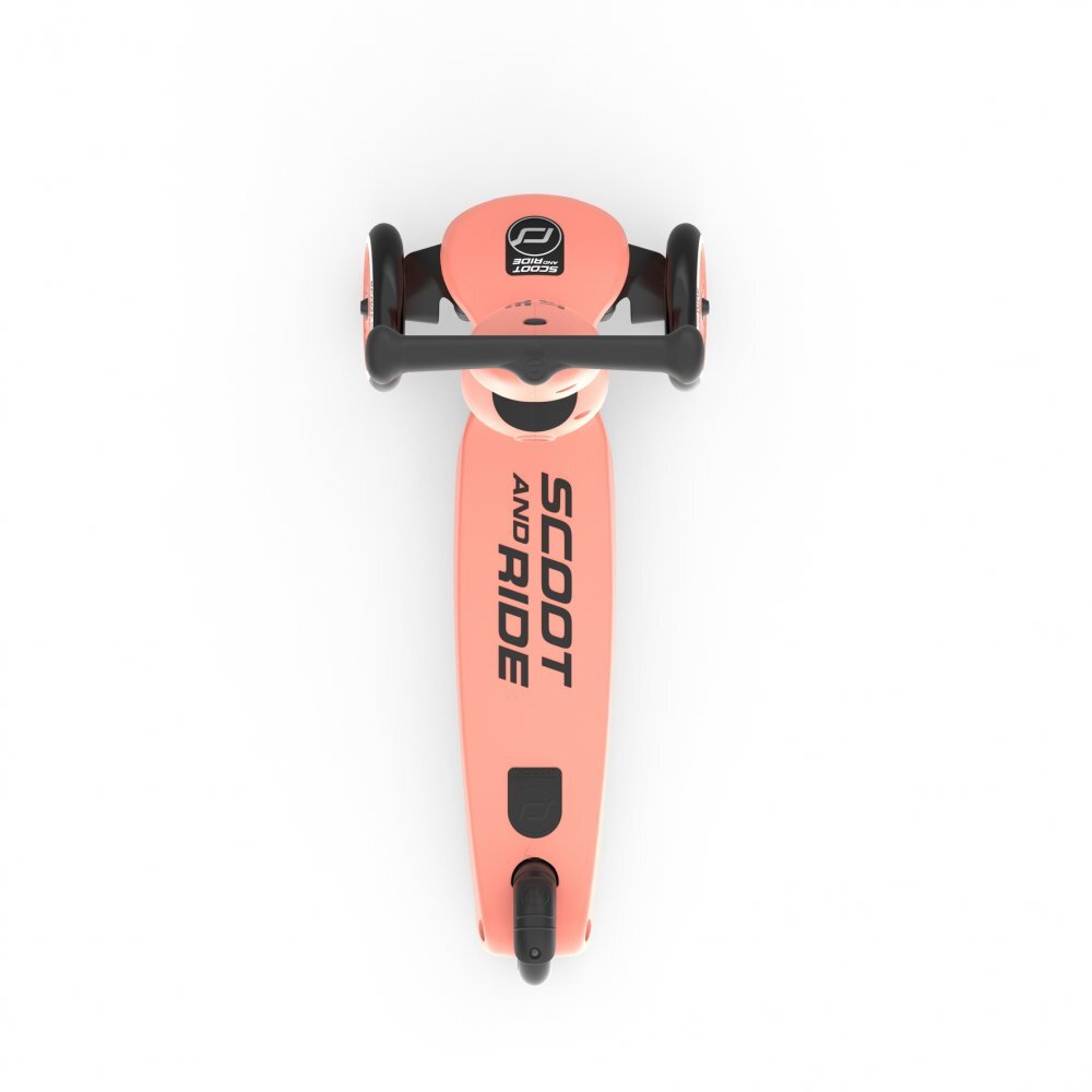 SCOOT AND RIDE Trotineta copii cu sezut transformabila 2 in 1 HighwayKick 1 Peach 1-5 ani pana la 50 kg Scoot Ride