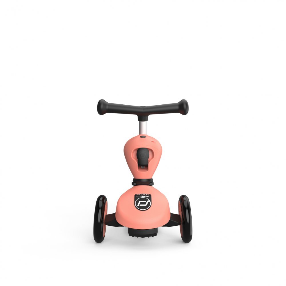 SCOOT AND RIDE Trotineta copii cu sezut transformabila 2 in 1 HighwayKick 1 Peach 1-5 ani pana la 50 kg Scoot Ride