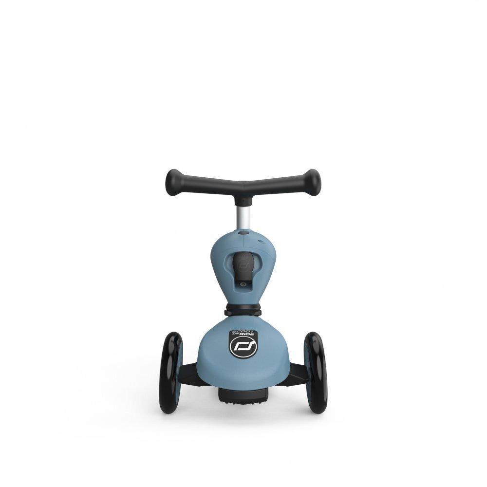 SCOOT AND RIDE Trotineta copii cu sezut transformabila 2 in 1 HighwayKick 1 Steel 1-5 ani pana la 50 kg Scoot Ride