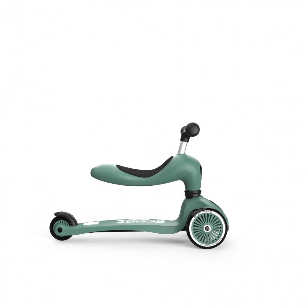 SCOOT AND RIDE Trotineta copii cu sezut transformabila 2in1 HighwayKick 1 Forest 1-5 ani pana la 50 kg Scoot Ride