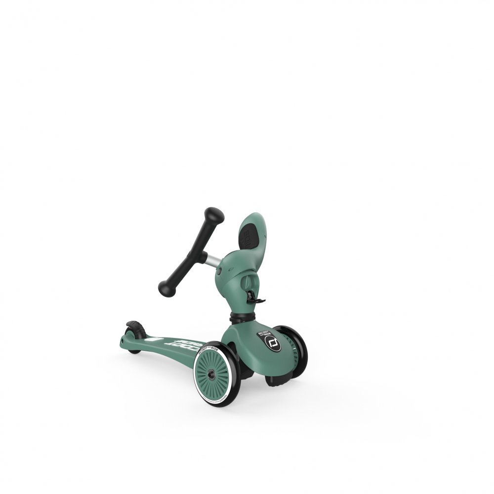 SCOOT AND RIDE Trotineta copii cu sezut transformabila 2in1 HighwayKick 1 Forest 1-5 ani pana la 50 kg Scoot Ride