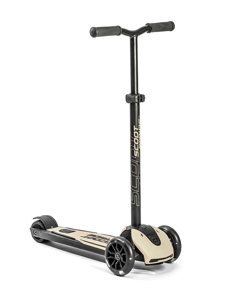 SCOOT AND RIDE Trotineta copii pliabila reglabila roti luminoase Highwaykick 5 Led Ash 5 ani + pana la 80 kg Scoot Ride