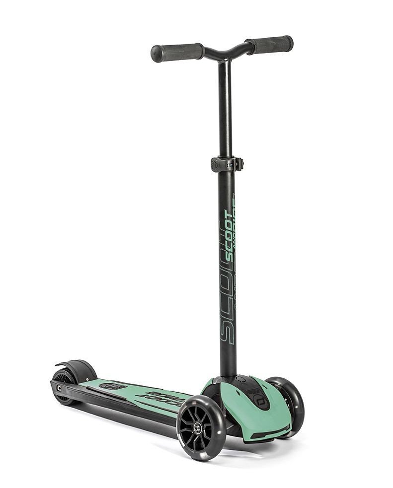 SCOOT AND RIDE Trotineta copii pliabila reglabila roti luminoase Highwaykick 5 Led Forest 5 ani + pana la 80 kg Scoot Ride