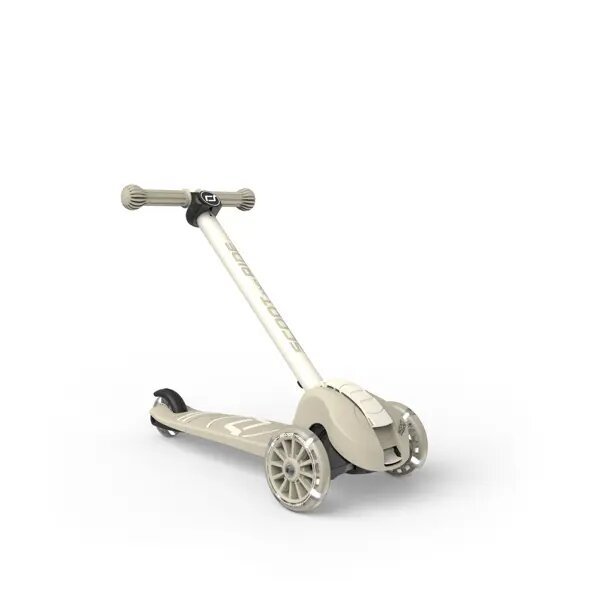 SCOOT AND RIDE Trotineta pentru copii Highwaykick 3S Led Ash pliabila reglabila roti led 3 ani+ greutate suportata 50 kg