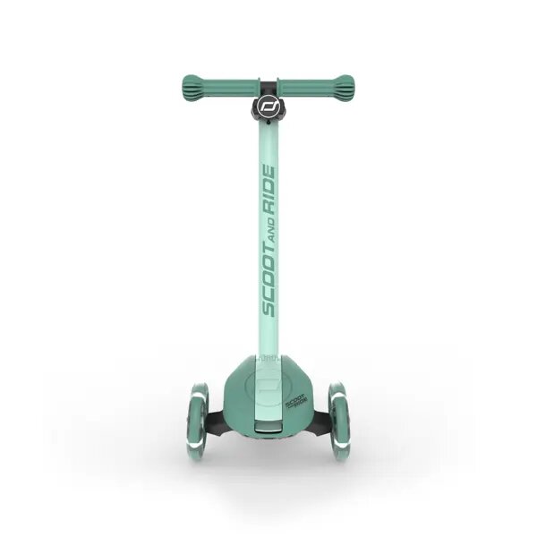 SCOOT AND RIDE Trotineta pentru copii Highwaykick 3S Led Forest pliabila reglabila roti led 3 ani+ greutate suportata 50 kg