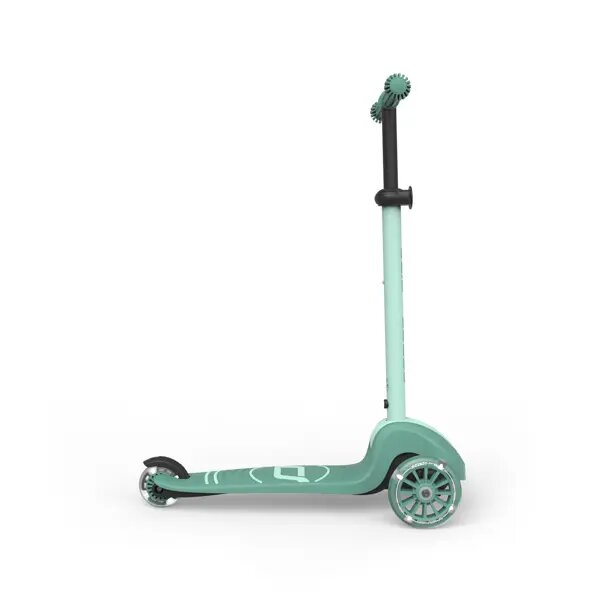 SCOOT AND RIDE Trotineta pentru copii Highwaykick 3S Led Forest pliabila reglabila roti led 3 ani+ greutate suportata 50 kg