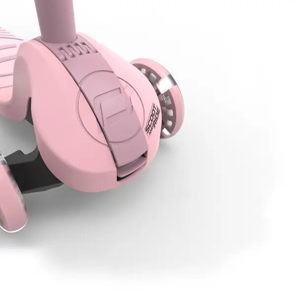 SCOOT AND RIDE Trotineta pentru copii Highwaykick 3S Led Rose pliabila reglabila roti led 3 ani+ greutate suportata 50 kg