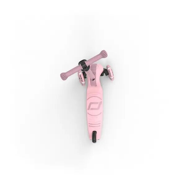 SCOOT AND RIDE Trotineta pentru copii Highwaykick 3S Led Rose pliabila reglabila roti led 3 ani+ greutate suportata 50 kg