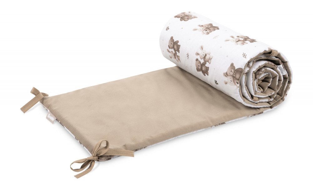 Sensillo Aparatoare laterala patut Velvet Fiends 180x30 cm cu doua fetesuprafata din bumbac imprimatplus umplutura antialergicaprindere cu panglici