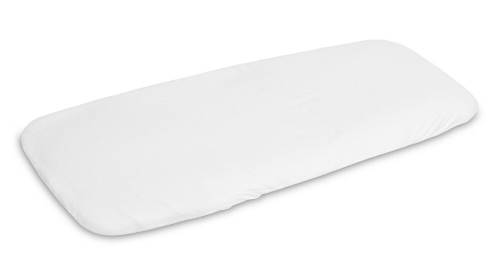 Sensillo Cearceaf Bamboo Alb 90x40 cm pentru saltea copiisaltea landoufixare cu banda elasticamaterial delicat viscoza de bambus