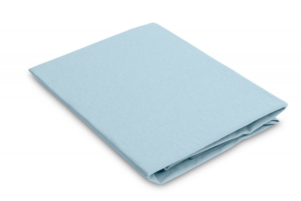 Sensillo Cearceaf Bamboo Albastru 90x40 cm pentru saltea copiisaltea landoufixare cu banda elasticamaterial delicat viscoza de bambus