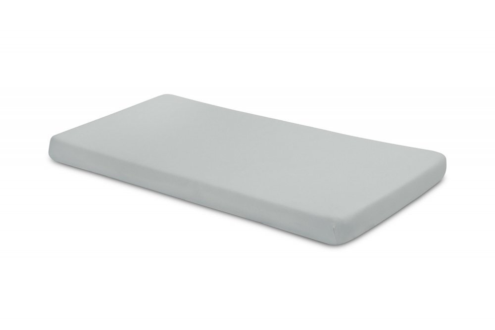 Sensillo Cearsaf din bumbac Jersey Deluxe Gri 120x60 cm cu elastic roata