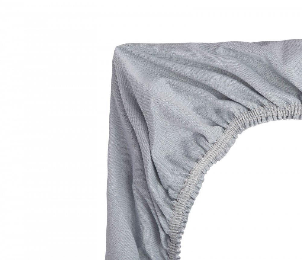 Sensillo Husa impermeabila cu elastic roata din jersey pentru salteaua de landou 75x35 cm Gri