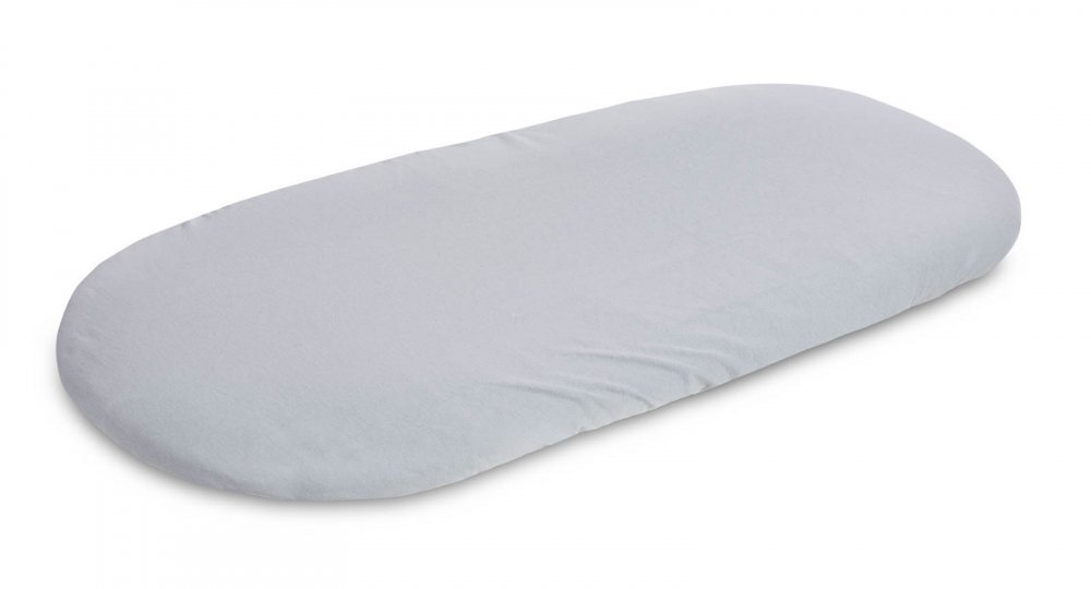 Sensillo Husa impermeabila cu elastic roata din jersey pentru salteaua de landou 75x35 cm Gri